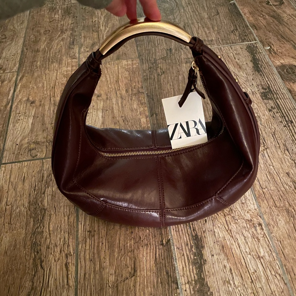 Zara oval bag with metal strap - Picture 2 of 3